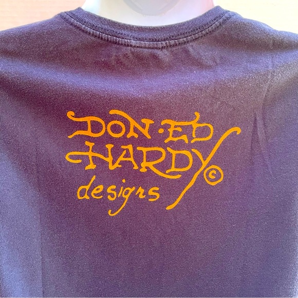 Ed Hardy t shirt M/L - Picture 6 of 8